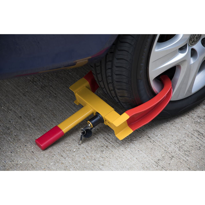 Sealey Claw Car Wheel Clamp with Lock & Key PB395 Sealey - Dynamic Drive