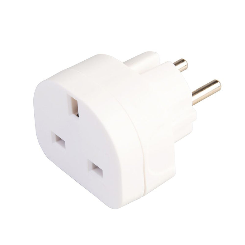 Powermaster UK to EU Travel Adaptor 230V 13A - 230V PowerMaster - Dynamic Drive