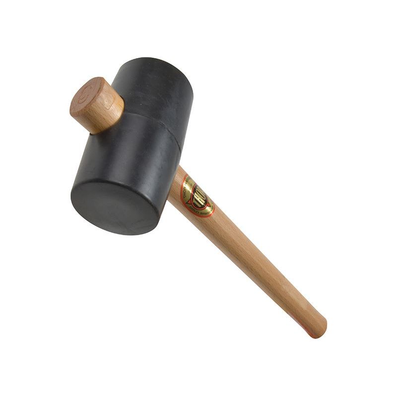 Thor 953 Black Rubber Mallet 64mm 550g Thor - Dynamic Drive