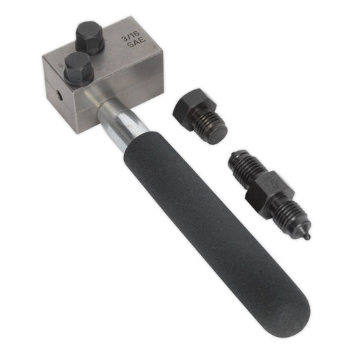 Sealey On-Vehicle Micro Brake Pipe Flaring Tool 3/16" SAE PFT12 Sealey - Dynamic Drive