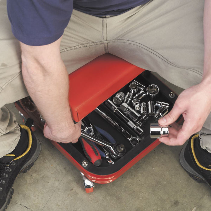 Sealey Mechanic's Utility Seat Deluxe SCR9 Sealey - Dynamic Drive