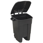 Sealey Refuse/Wheelie Bin 100L Black BM100 Sealey - Dynamic Drive