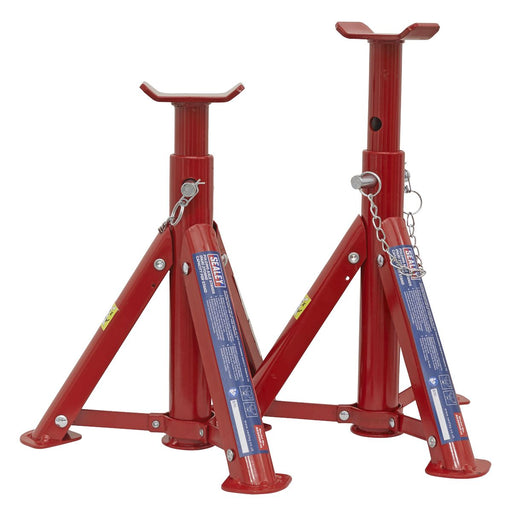 Sealey Axle Stands (Pair) 2tonne Capacity per Stand - Folding Type AS2000F Sealey  - Dynamic Drive