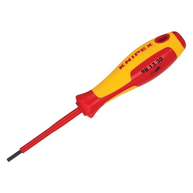 Knipex VDE Screwdriver for Hexagon Socket Screws 3.0 x 182mm Knipex - Dynamic Drive