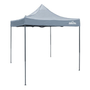 Dellonda 2x2m Pop-Up Gazebo Heavy Duty Carry Bag Rope Stakes & Weight Grey Dellonda - Dynamic Drive