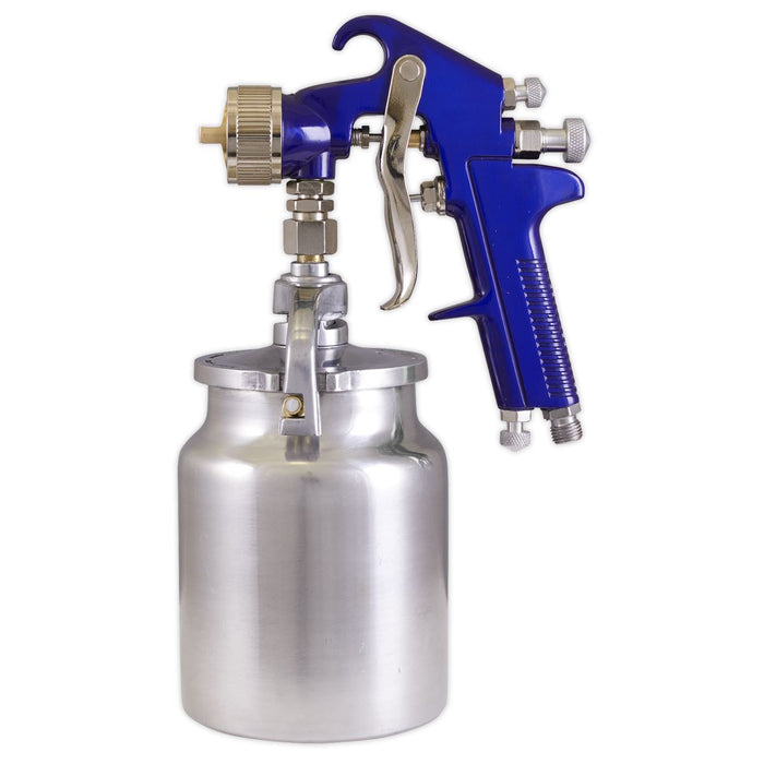 Sealey Suction Feed Spray Gun 1.7mm Set-Up S717 Sealey - Dynamic Drive
