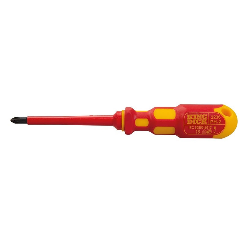 King Dick VDE Screwdriver PH 2 6 x 100mm King Dick - Dynamic Drive