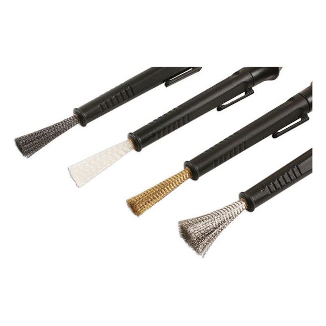 Laser Pen Type Detailing Brush Set 4pc 7744 Laser - Dynamic Drive