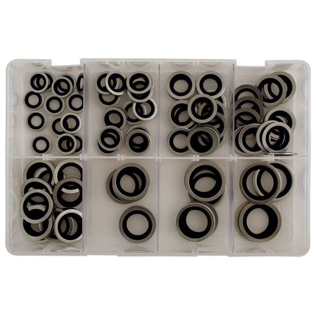 Connect Assorted Metric Bonded Seal Washers (Dowty) 90pc 31873 Tool Connection - Dynamic Drive