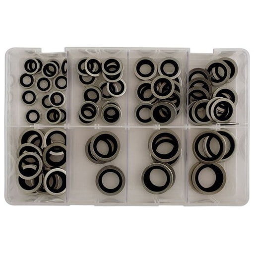Connect Assorted Metric Bonded Seal Washers (Dowty) 90pc 31873 Tool Connection - Dynamic Drive