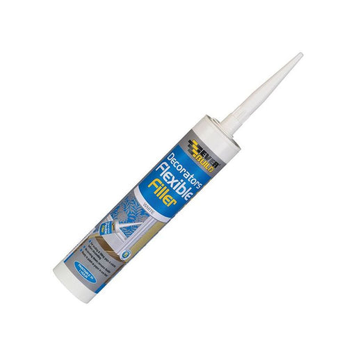 Everbuild Sika Flexible Decorator's Filler White 290ml Everbuild Sika - Dynamic Drive