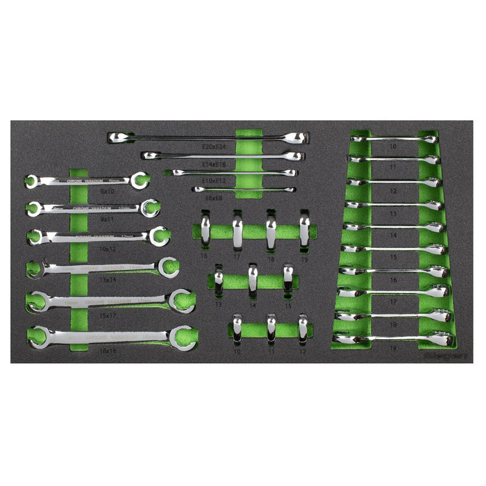 Siegen Siegen Specialised Spanner Set with Tool Tray 30pc S01274 Siegen - Dynamic Drive