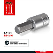 Teng Tools 1/2" Hex Bit Socket Metric 18mm Teng Tools - Dynamic Drive