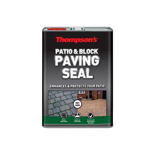 Ronseal Thompson's Patio & Block Paving Seal Wet Look 5 litre Ronseal - Dynamic Drive