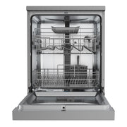 Baridi Regular Sized Freestanding Dishwasher 60cm Wide 14 Place Settings Silver Baridi - Dynamic Drive
