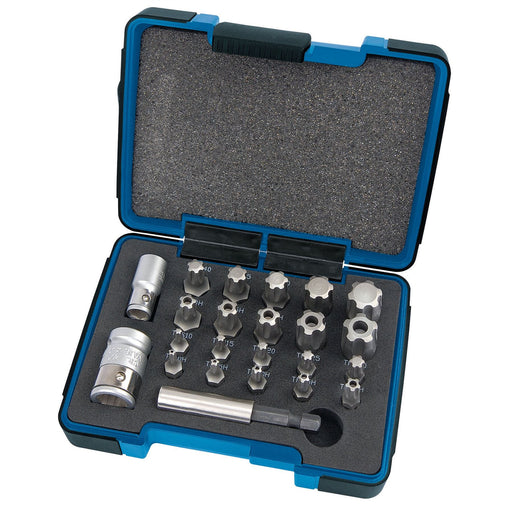 Draper TX-STAR 1/4, Plus Bit Set, 3/8" Sq. Dr. (23 Piece) 23241 Draper - Dynamic Drive