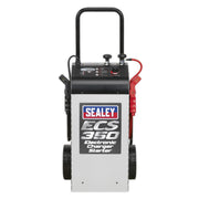 Sealey Electronic Charger Starter 60/350A 12/24V ECS350 Sealey - Dynamic Drive