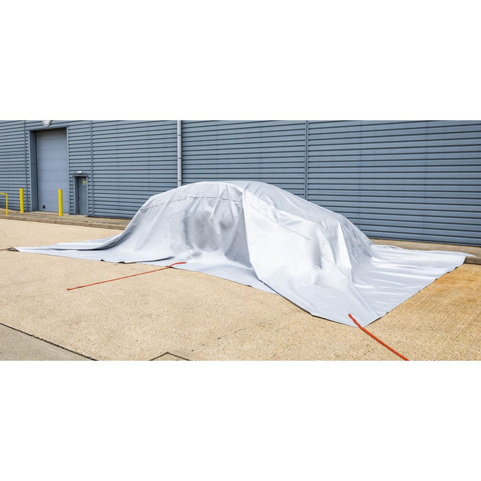 Sealey Vehicle Fire Safety Blanket - Silicone Coated 6 x 8m EV500 Sealey  - Dynamic Drive
