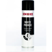 6x Simoniz Large Acrylic White Aerosol Smooth Primer Car Spray Paint 500ml Simoniz - Dynamic Drive