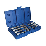 Bluespot Tools 3/8in Drive Extra Long Spline Socket Bit Set, 7 Piece BlueSpot Tools - Dynamic Drive