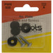 Wot-Nots Number Plate Cap & Screw - Black Wot-Nots - Dynamic Drive