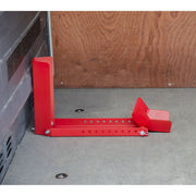 Sealey Motorcycle Roll-in Wheel Clamp Bolt Down WCR02 Sealey - Dynamic Drive