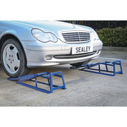 Car Ramp Extensions 400Kg Each/800Kg Per Pair Sealey  - Dynamic Drive