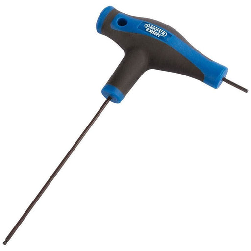 Draper Soft Grip 'T' Handle Hexagon and Ball End Key, 2.0mm 33906 Draper - Dynamic Drive