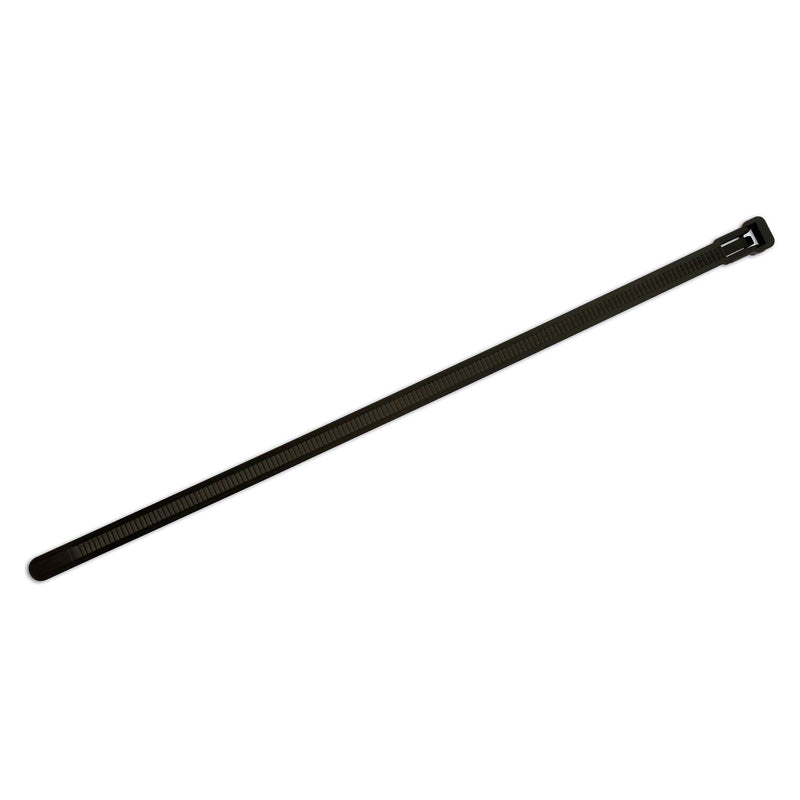 Connect Releasable Black Cable Tie 250mm x 7.5mm 100pc 30301 Tool Connection - Dynamic Drive