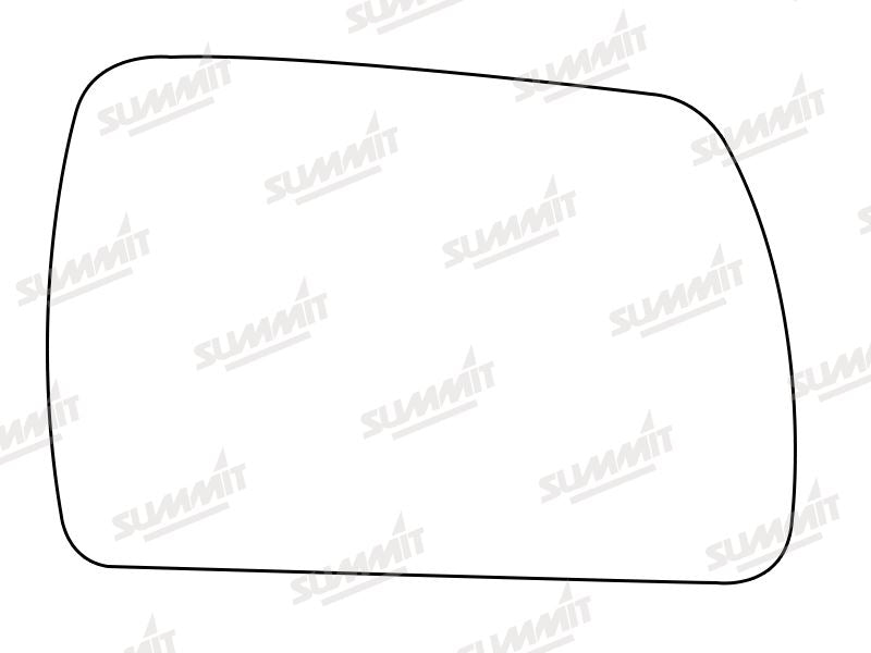 Summit Stick-On Aspheric Mirror Glass fits BMW X3 03 to 10 RHS Summit - Dynamic Drive