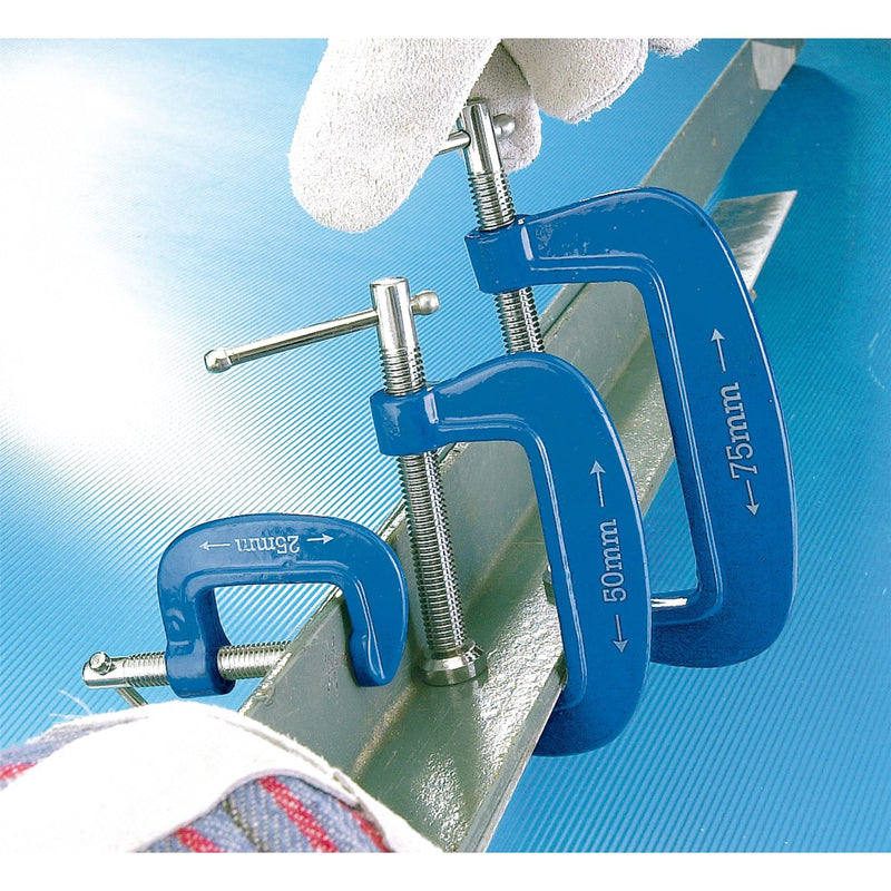 Draper C Clamp Set (3 Piece) 36779 Draper - Dynamic Drive