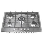 Baridi Gas Hob with 5 Cooking Zones 70cm - Stainless Steel DH227 Baridi - Dynamic Drive