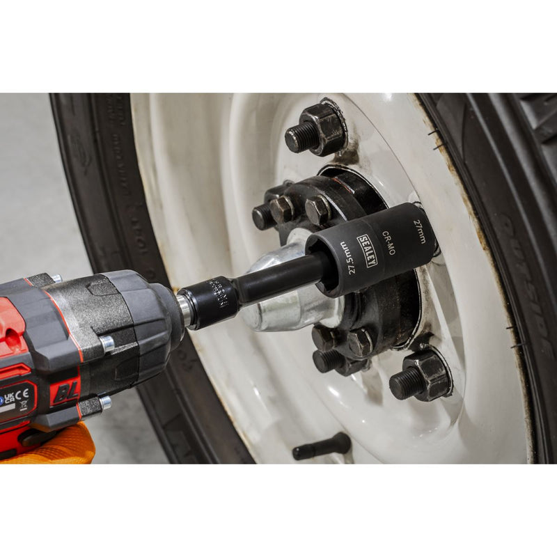 Sealey 63mm Double Ended Impact Socket 1/2"Sq Drive 27 x 27.5mm SX1822 Sealey - Dynamic Drive