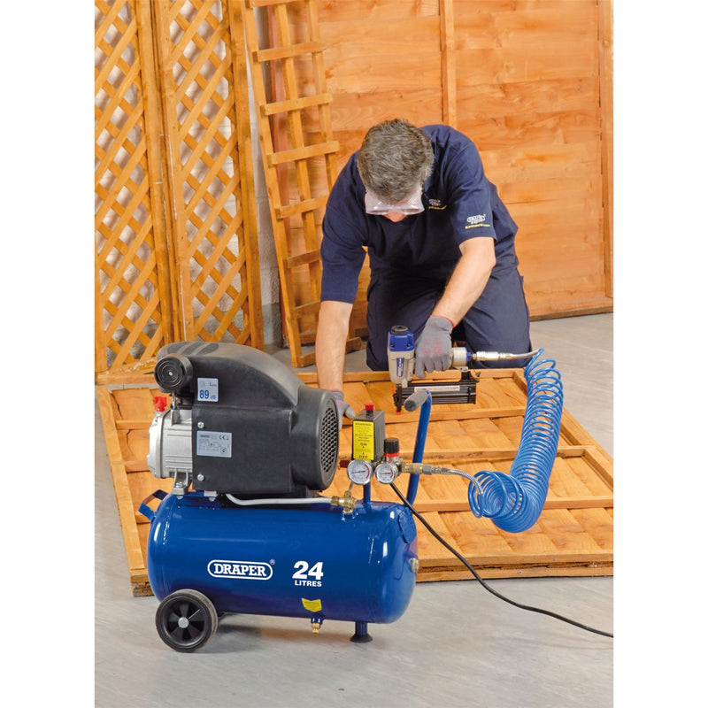 Draper Air Compressor, 24L, 1.5kW 24980 Draper - Dynamic Drive