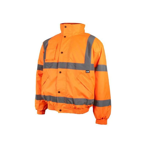 Scan Hi-Vis Bomber Jacket Orange - L (44in) Scan - Dynamic Drive
