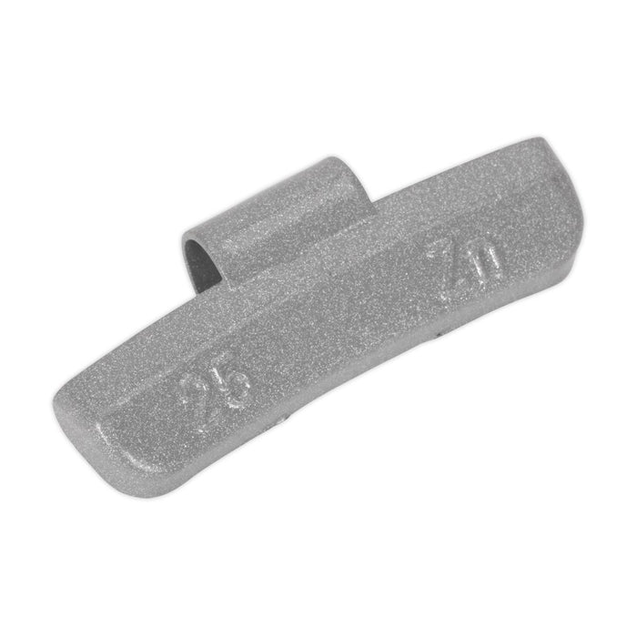 Sealey Wheel Weight 25g Hammer-On Plastic Coated Zinc for Alloy Wheels Pack of 1 Sealey - Dynamic Drive