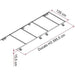 Fiamma Roof Rail for Ducato H3 High Roof L3 L4 Length Motorhome 05808-03 Nova - Dynamic Drive