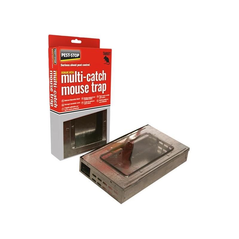 Pest-Stop (Pelsis Group) Multi-Catch Humane Mouse Trap Metal Pest-Stop (Pelsis Group) - Dynamic Drive