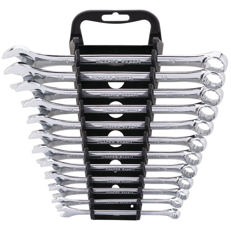 Draper Expert HI-TORQ Metric Combination Spanner Set, 8 - 19mm (12 Piece) Draper - Dynamic Drive