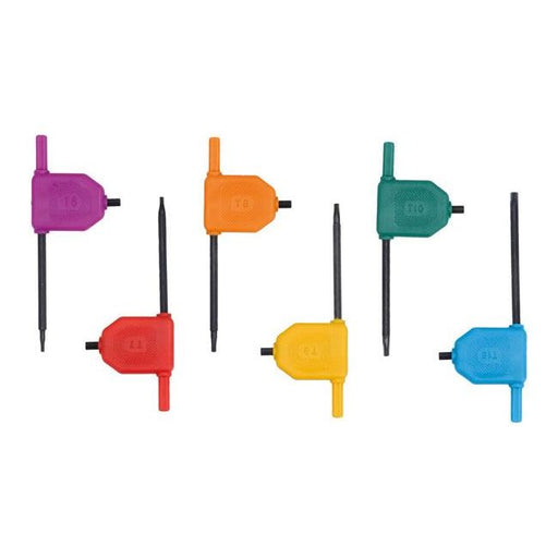 Laser Tamperproof Star Key Set 6pc 7911 Laser - Dynamic Drive