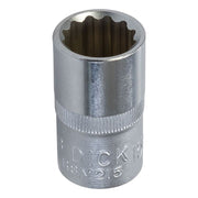 King Dick Socket SD 1/2" Metric 12pt 15mm King Dick - Dynamic Drive