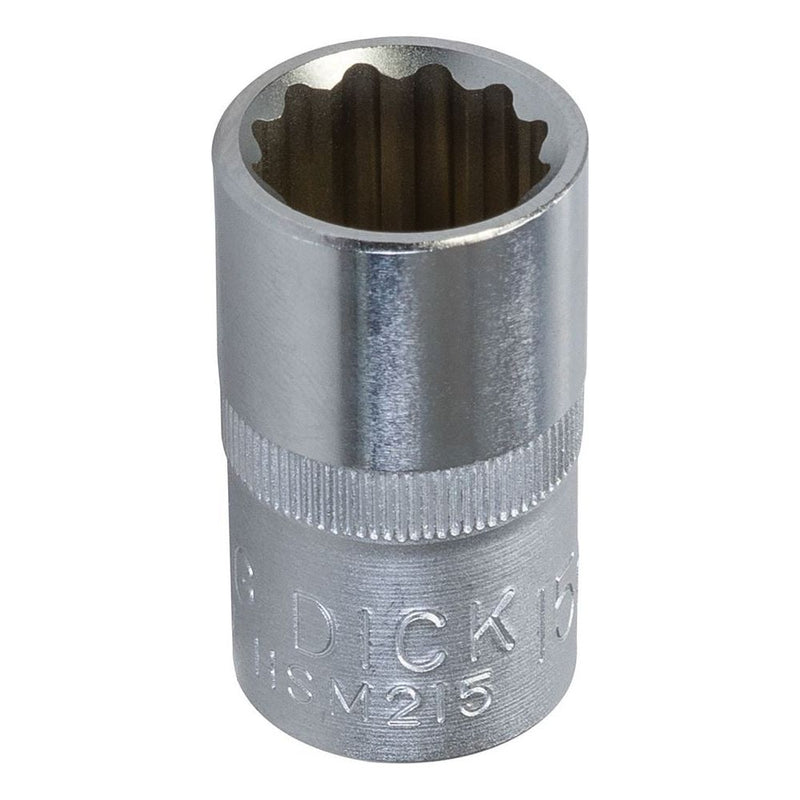 King Dick Socket SD 1/2" Metric 12pt 15mm King Dick - Dynamic Drive