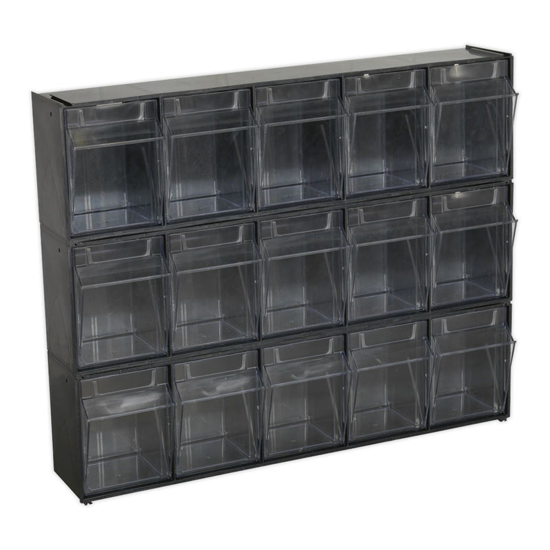 Sealey Stackable Cabinet Box 5 Bins APDC5 Sealey - Dynamic Drive