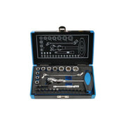 Laser Roto Lock Socket and Bit Set 1/4"D 31pc 6916 Laser - Dynamic Drive