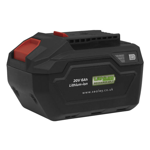 Sealey SV20 Series Power Tool Battery 20V 6Ah CP20VBP6 Sealey - Dynamic Drive