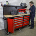 Sealey Mobile Workstation 10 Drawer with Backboard AP6310 Sealey - Dynamic Drive