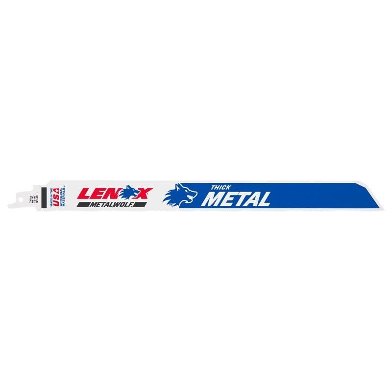 Lenox MetalWolf Wave Edge Reciprocating Saw Blade 305 x 25 x 1.07mm 14 TPI (Pack 25) LENOX - Dynamic Drive
