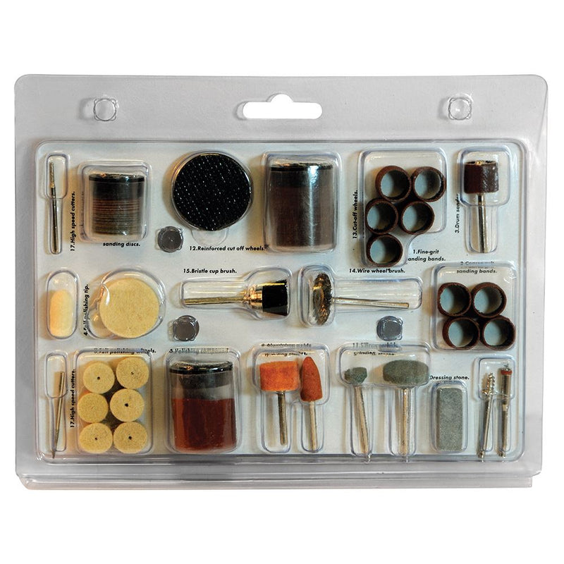 Silverline Rotary Tool Accessory Kit 105pce 3.17mm Mandrel Silverline - Dynamic Drive