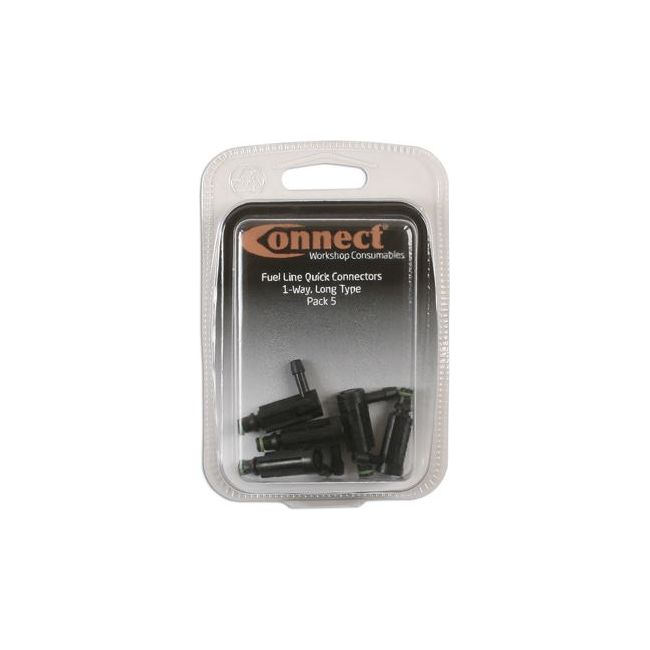 Connect Fuel Line 1 Way Long Leak off Connector 5pc 34060 Tool Connection - Dynamic Drive
