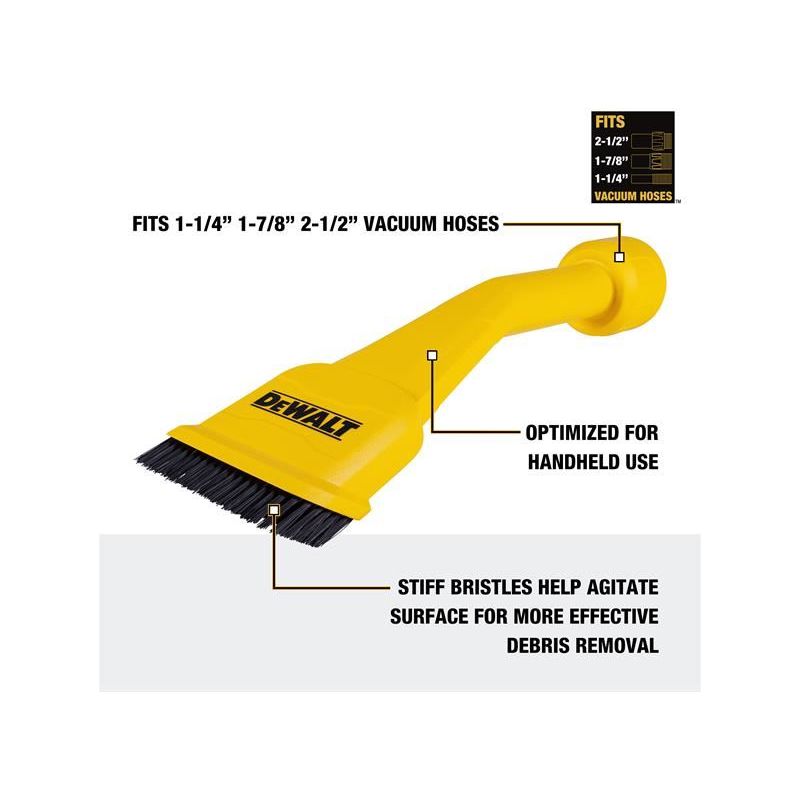 Dewalt Vacuum DXVA00-4300E Claw Utility Nozzle/Brush DEWALT Vacuum - Dynamic Drive